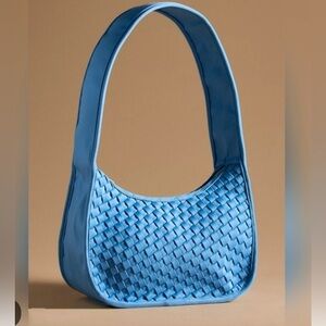 Anthropologie Woven
Neoprene Shoulder Bag BLUE...